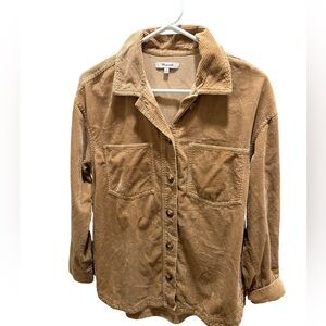 Madewell Brown Corduroy Utility Jacket